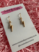 Load image into Gallery viewer, Lightning Bolt Charm Earrings
