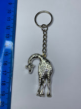 Load image into Gallery viewer, Large Giraffe Charm Keyring
