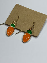 Load image into Gallery viewer, Carrot Charm Earrings

