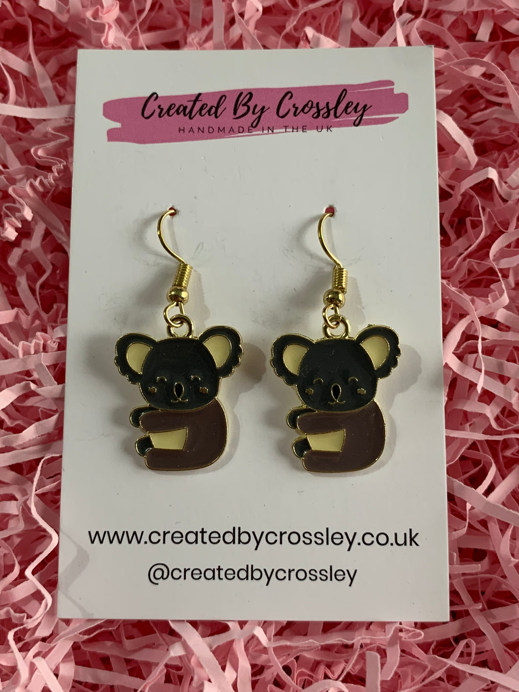 Koala Charm Earrings