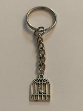 Load image into Gallery viewer, Birdcage Charm Keyring
