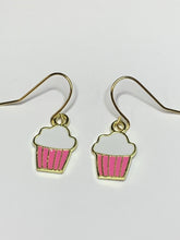 Load image into Gallery viewer, Birthday Cake Charm Earrings
