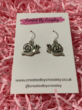 Load image into Gallery viewer, Snail Charm Earrings
