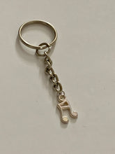 Load image into Gallery viewer, Music Notes Charm Keyring
