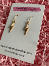 Load image into Gallery viewer, Lightning Bolt Charm Earrings
