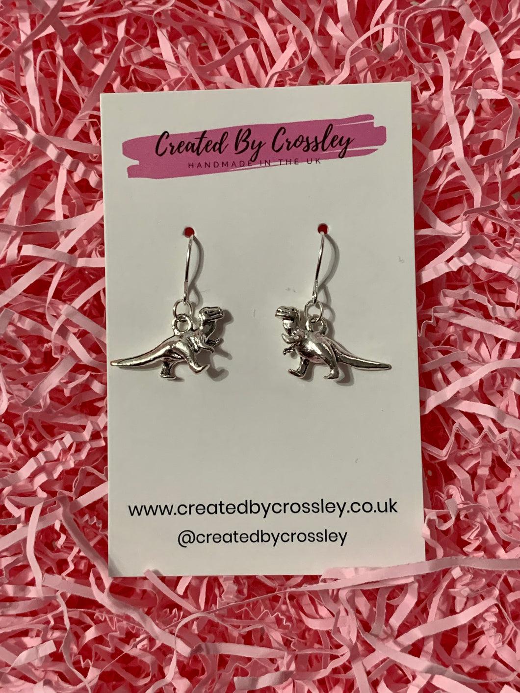 T-Rex Charm Earrings