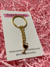 Load image into Gallery viewer, Red Wine Charm Keyring
