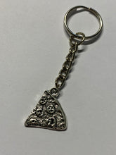 Load image into Gallery viewer, Pizza Charm Keyring
