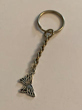 Load image into Gallery viewer, Striped Butterfly Charm Keyring
