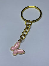 Load image into Gallery viewer, Pink Butterfly Charm Keyring
