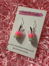 Load image into Gallery viewer, Bubble Tea Charm Earrings
