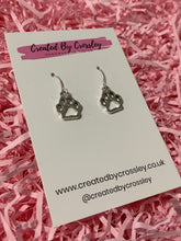 Load image into Gallery viewer, Paw Print Charm Earrings
