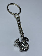 Load image into Gallery viewer, Squirrel Charm Keyring
