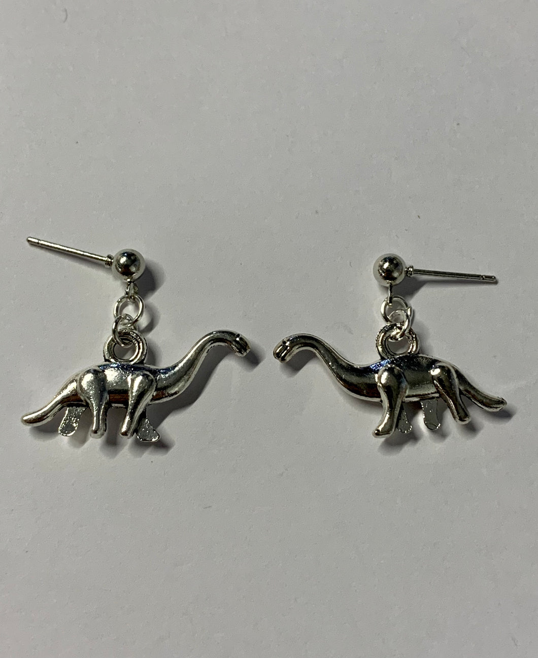 Dinosaur Charm Stud Earrings