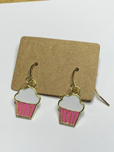 Load image into Gallery viewer, Birthday Cake Charm Earrings
