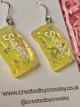 Load image into Gallery viewer, Yellow Sweets Charm Earrings
