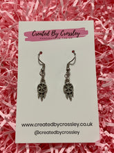 Load image into Gallery viewer, Mini Dreamcatcher Charm Earrings
