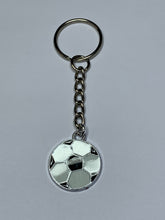 Load image into Gallery viewer, Football Charm Keyring
