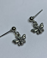 Load image into Gallery viewer, Bee Charm Stud Earrings
