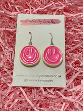 Load image into Gallery viewer, Smiley Face Charm Earrings
