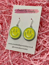 Load image into Gallery viewer, Smiley Face Charm Earrings
