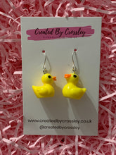 Load image into Gallery viewer, Duck Charm Earrings
