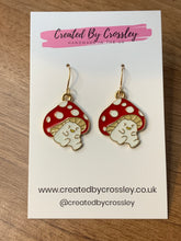 Load image into Gallery viewer, Mushroom Cuties Charm Earrings
