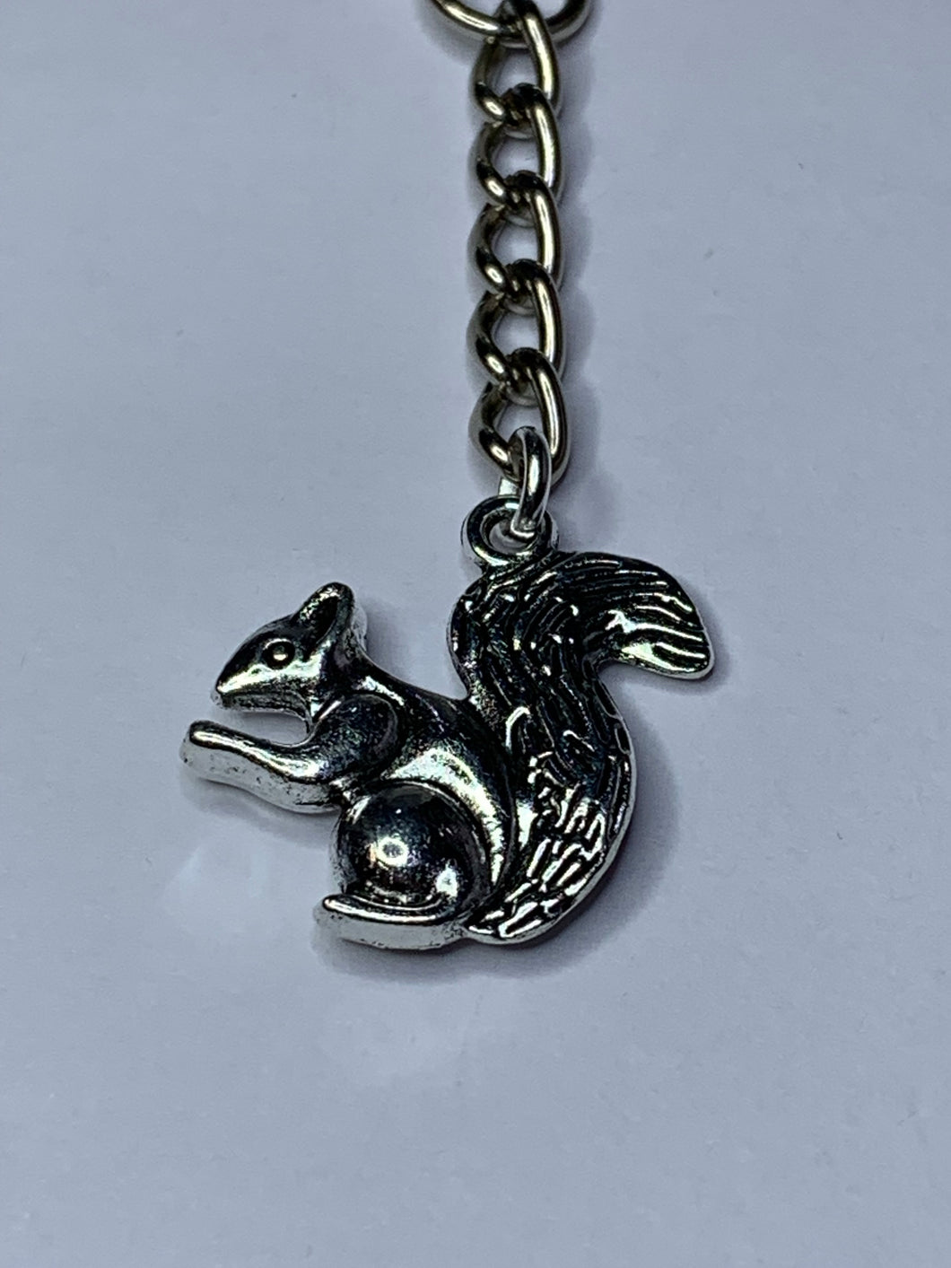 Squirrel Charm Keyring