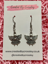 Load image into Gallery viewer, Detailed Angel Charm Earrings
