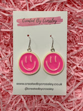 Load image into Gallery viewer, Smiley Face Charm Earrings
