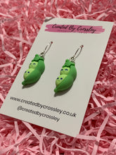 Load image into Gallery viewer, Peapod Charm Earrings

