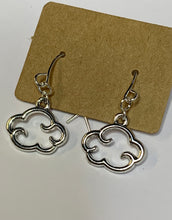 Load image into Gallery viewer, Cloud Outline Charm Earrings
