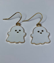 Load image into Gallery viewer, Happy Ghost Charm Earrings
