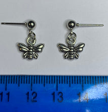 Load image into Gallery viewer, Bee Charm Stud Earrings
