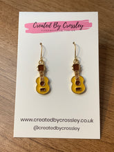 Load image into Gallery viewer, Guitar Charm Earrings
