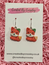 Load image into Gallery viewer, Fox Charm Earrings
