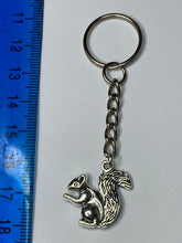 Load image into Gallery viewer, Squirrel Charm Keyring
