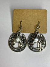 Load image into Gallery viewer, Horseshoe Charm Earrings
