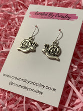 Load image into Gallery viewer, Snail Charm Earrings
