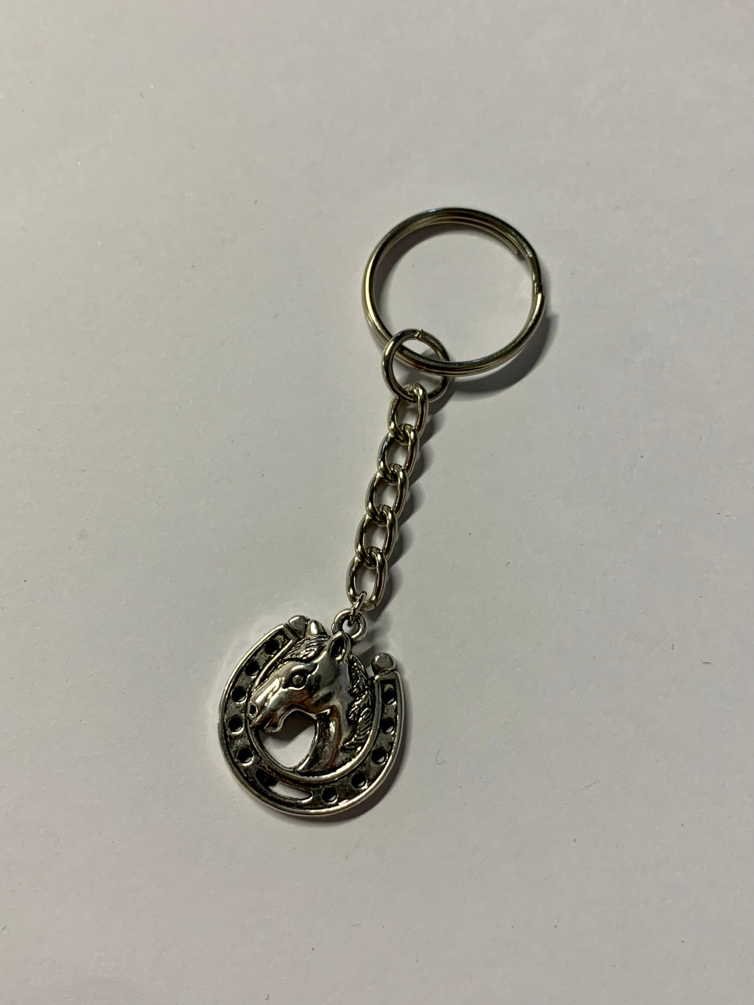 Horseshoe Charm Keyring