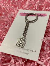 Load image into Gallery viewer, Birdcage Charm Keyring
