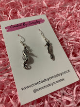 Load image into Gallery viewer, Seahorse Charm Earrings
