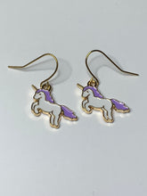 Load image into Gallery viewer, Unicorn Charm Earrings
