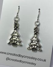 Load image into Gallery viewer, Classic Christmas Tree Charm Earrings
