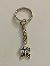 Load image into Gallery viewer, Swirly Butterly Charm Keyring
