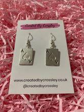 Load image into Gallery viewer, Playing Card Charm Earrings

