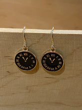 Load image into Gallery viewer, Clock Charm Earrings
