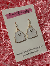 Load image into Gallery viewer, Happy Ghost Charm Earrings
