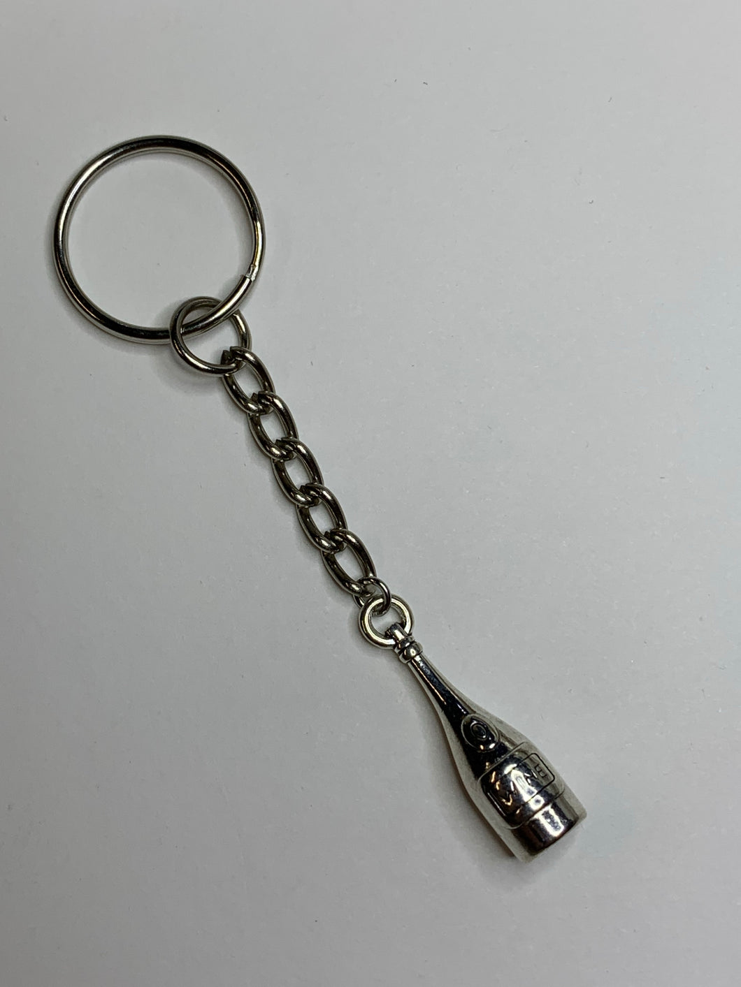 Wine Bottle Charm Keyring