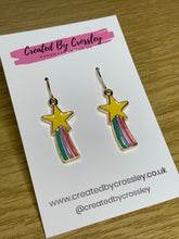 Load image into Gallery viewer, Shooting Star Charm Earrings
